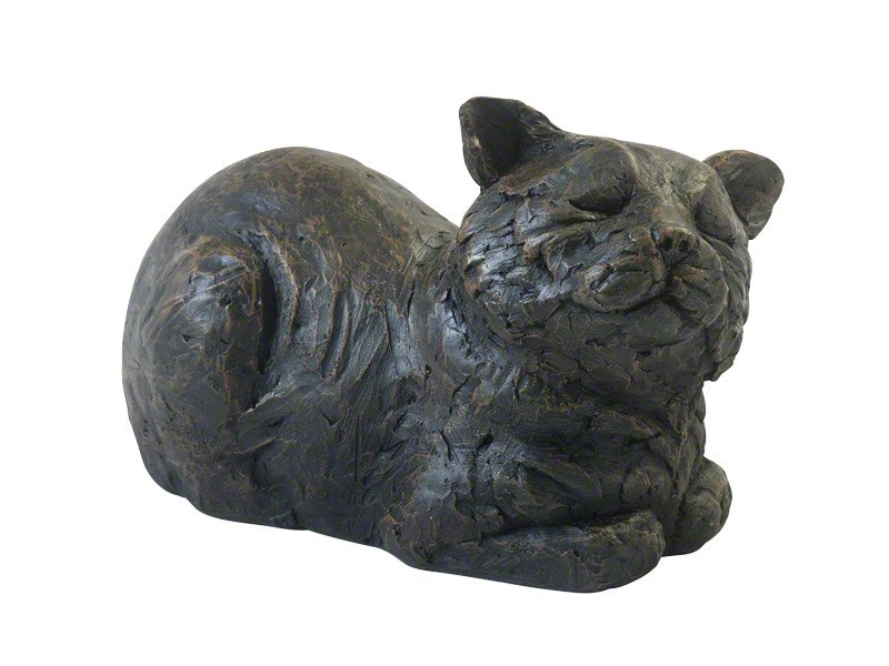 Beautiful figurine cat urns for pet cat ashes. Can be personalised.