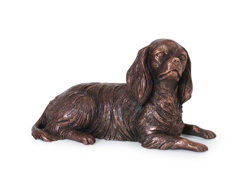 1_PETRIBUTES_Cast-Petributes-Compact_Cavalier-KC-Spaniel_Memorial_CASDO-CAV-01.jpg Beautiful figurine Cavalier King Charles Spaniel keepsake urns for pet cavvy CKCS dog ashes. Can be personalised.