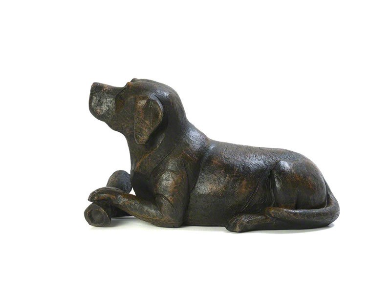 2_PETRIBUTES_CAST-Dog with Bone_CASDO-BRZ.jpg Beautiful figurine Dog with Bone urns for pet dog ashes. Can be personalised.