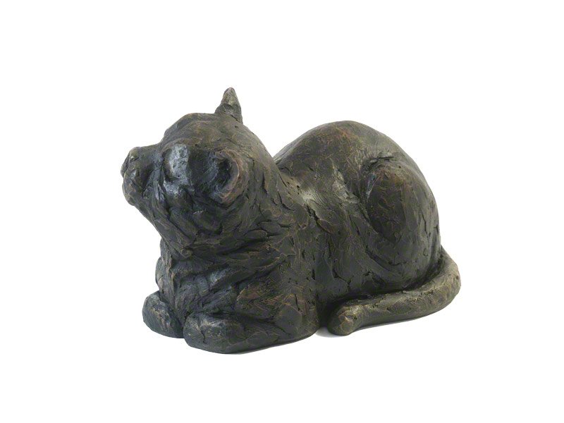 3_PETRIBUTES_CAST-CONTENTED-CAT_CASCA-LY-BRZ.jpg Beautiful figurine cat urns for pet cat ashes. Can be personalised.