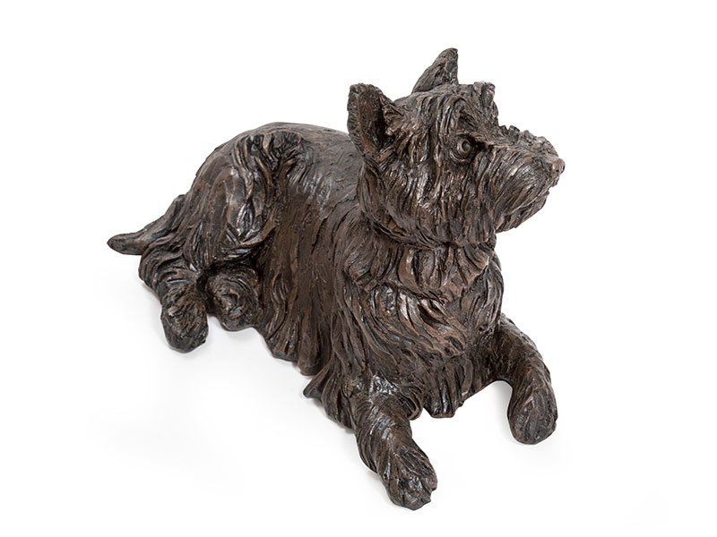 3_PETRIBUTES_CAST_WESTIE_CASDO-WES-BRZ.jpg Beautiful figurine West Highland Terrier dog urns for pet dog ashes. Westie Cairn Wheaten. Can be personalised.