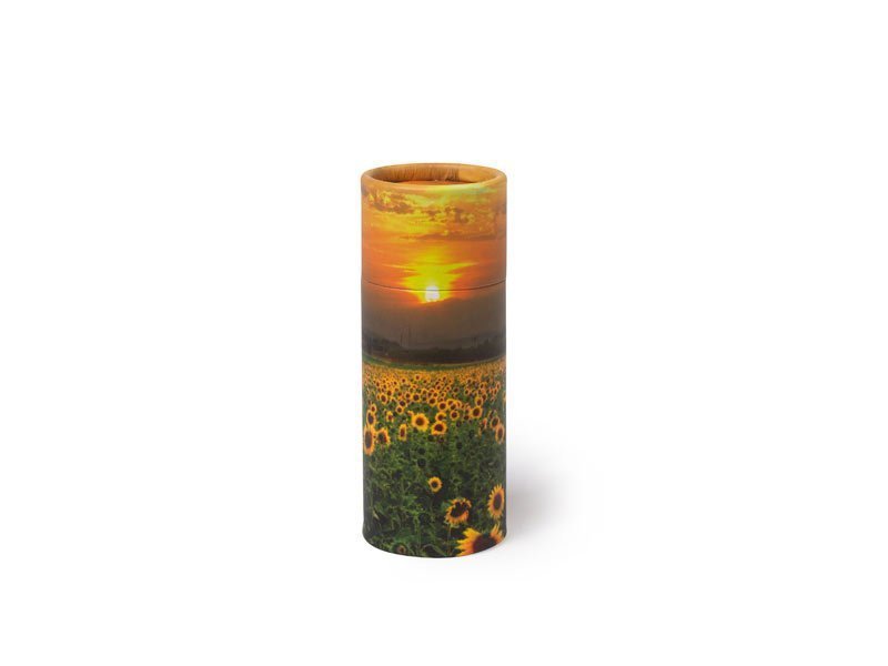 3_PETRIBUTES_SCATTER-TUBE_SUNFLOWER_STSUN.jpg Scatter Tube ashes scattering urn container. Petributes are the creators of the original Scattering Tubes in the widest range of sizes and designs available. Bespoke and branded designs by arrangement