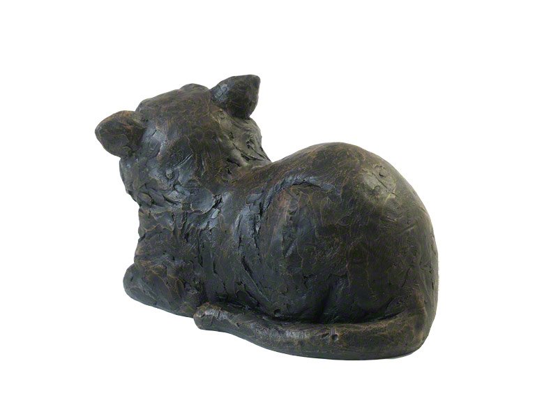 4_PETRIBUTES_CAST-CONTENTED-CAT_CASCA-LY-BRZ.jpg Beautiful figurine cat urns for pet cat ashes. Can be personalised.