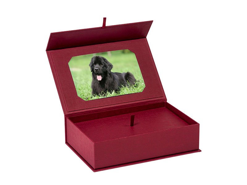 5_PETRIBUTES_CASKET_FINDON_BURGUNDY_SIZE-2400_PHOTO_FIN2400BUR.jpg Beautiful eco cardboard casket ashes urn. Pet urns for dog, cat or horse keepsake and memorials.