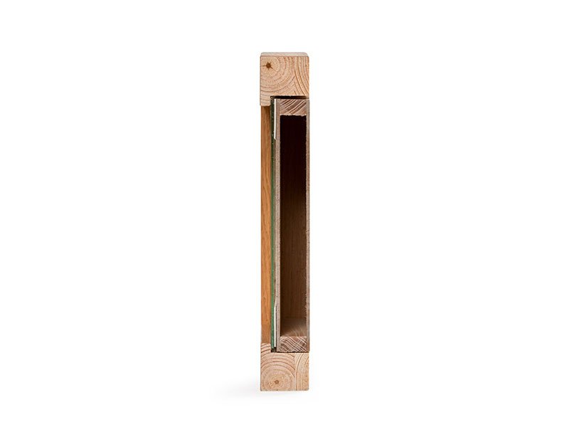 TFrame_Cross-section_2 Beautiful handmade discrete oak frame urns. Micro 250 cc for pet dog, horse, cat ashes. Can be personalised.
